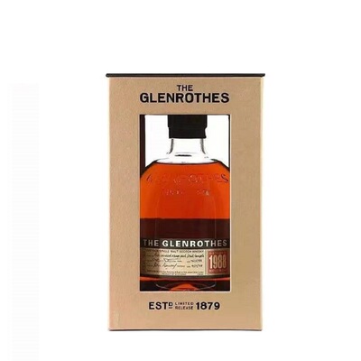 GLENROTHES格兰路思1988年斯贝塞单一麦芽苏格兰威士忌2014年罐装