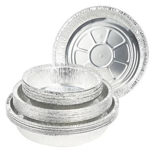 空气炸锅专用锡纸盘盒烧烤箱烘焙锡箔纸碗家用硅吸油纸食品级食物