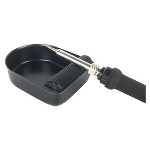 锡渣盒焊锡烙铁架锡渣回收盒金属烙铁放置盒烙铁头锡渣收集耐高温