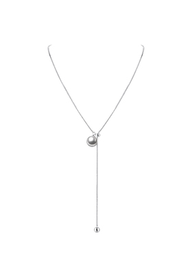 轻奢高级抽拉珍珠款项链小众设计