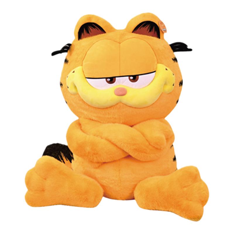 加菲猫抱手毛绒玩具猫咪卡通公仔