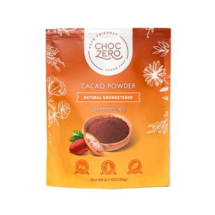 ChocZero美国进口未碱化可可粉烘焙冲饮生酮咖啡拿铁巧克力粉105g