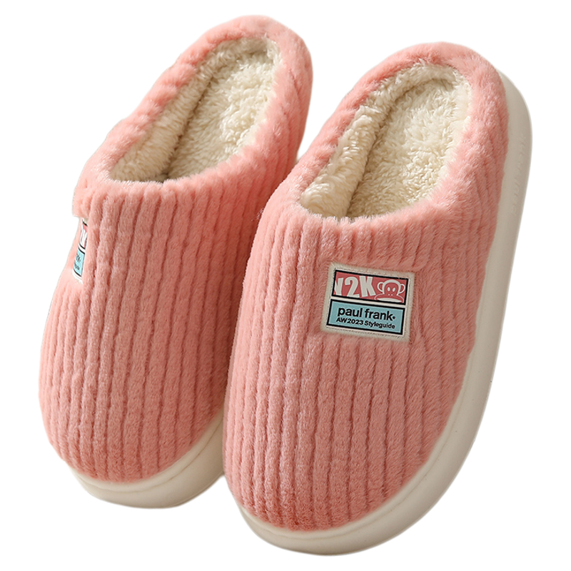 大嘴猴棉拖鞋冬季室内家居加绒保暖冬天厚底拖鞋男棉鞋女士毛茸鞋