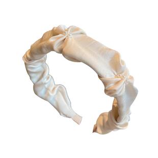 高颅顶珍珠发箍女款网红2025新款秋冬发带洗脸头箍宽边压发卡头饰