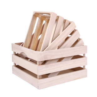 实木收纳复古木框箱木条箱超市陈列道具装饰木筐长方形木箱子定制