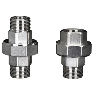 全铜加厚4分6分1双外丝铜活接暖气专用铜活接外牙铜活接水管接头