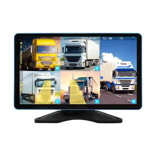 货车盲区监测五六路行车记录仪24V高清夜视倒车影像全车监控一体