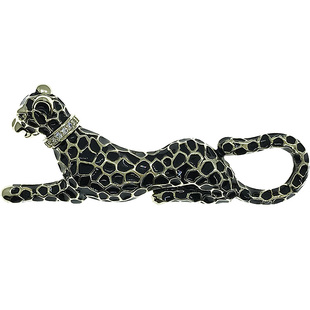 1186 霸气侧漏豹子胸针 高档男女士西服西装配饰复古奢华猎豹别针