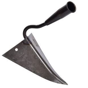 农具工具大全家用种菜三角开沟锄头小尖锄农用翻地松土锰钢三角锄