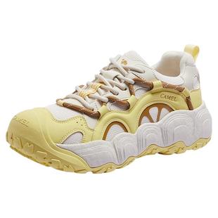 【迪丽热巴同款】骆驼柠萌丑萌鞋2025秋冬新款加绒运动鞋板鞋女款