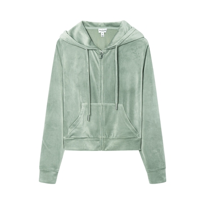 JuicyCouture橘滋丝绒外套