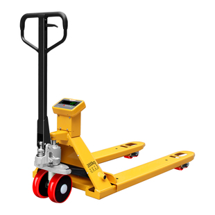 电子叉车秤2吨高精度0.1kg搬运车称重1T地牛3T打印手动液压托盘车