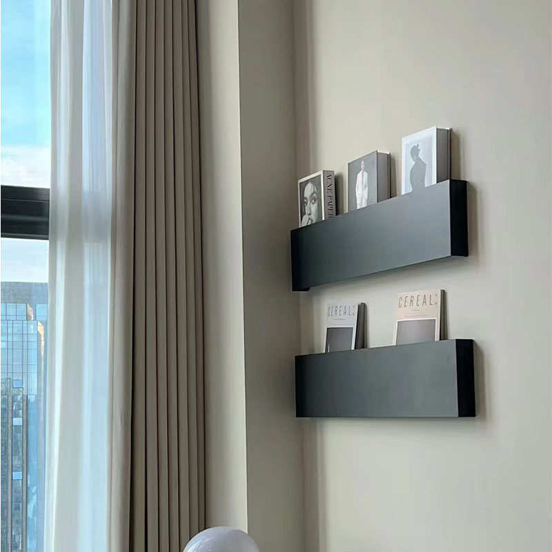 壁挂书架杂志架办公家用卧室客厅墙上展示架隔板置物架收纳架挂墙