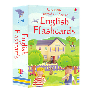 Usborne Everyday Words English Flashcards 尤斯伯恩 每日单词卡 英语早教启蒙认知 闪卡 英文原版进口儿童图书
