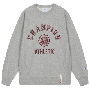 杨和苏同款Champion冠军圆领卫衣男25秋季新款情侣上衣落肩袖美式