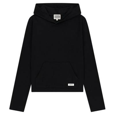 MARITHE基础款女士长袖连帽衫