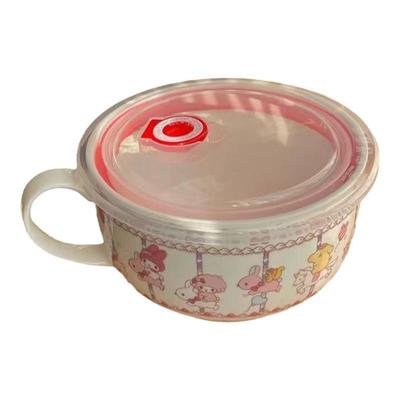 高颜值泡面碗美乐蒂陶瓷可爱