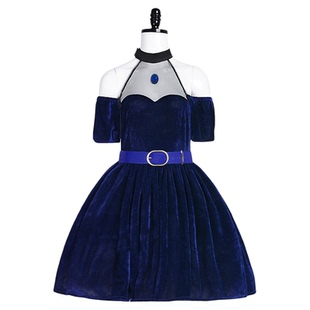 异形舞台cos服美智MIZi连衣裙铁线莲万圣节角色扮演美智cos假发