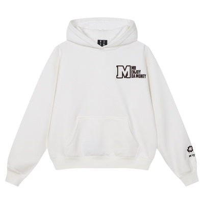 MEDM马毛四叶草魔术贴连帽卫衣