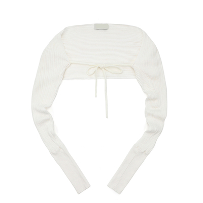 tht设计感抽绳叠穿冰丝坎肩罩衫