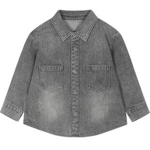 新款江南布衣婴童长袖牛仔衬衫25秋男童婴儿jnbybyjnbyYP9211530