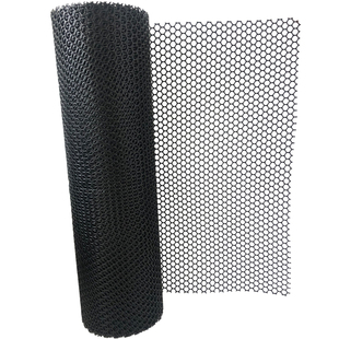 黑塑料网格阳台护栏防护网小孔封防盗窗猫咪坠落窗户防掉东西网垫