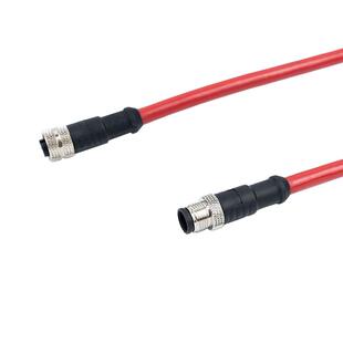 M12连接器带线5芯接头适用三菱cclink通讯线缆FANC-110SBH