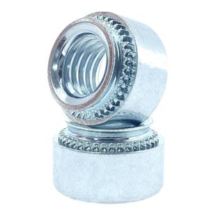 镀锌压铆螺母兰白圆形花齿压钣金螺帽SM2M3M4M5M8M10M12