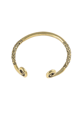 纯黄铜紧箍咒手镯男士仿古铜手饰