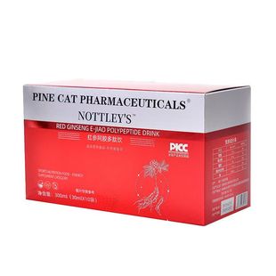 【拍一发6盒】诺特莱氏正品红参阿胶多肽饮加班熬夜补气血10袋/盒