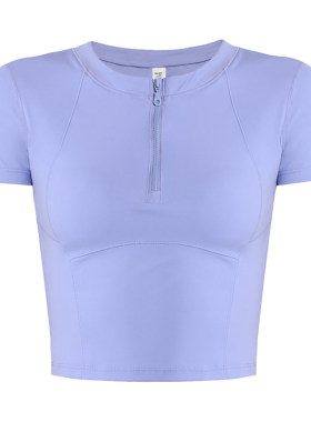可欣雅颜值瑜伽服上衣女短袖
