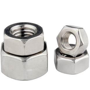 304不锈钢反牙六角螺母左旋逆牙螺丝帽左牙六角螺母M4M5M6M8-M20