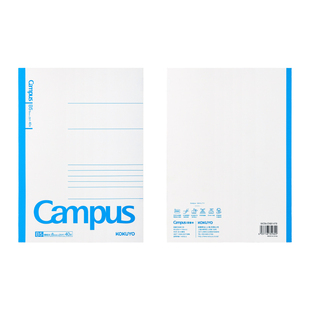 官方旗舰店 日本kokuyo国誉Campus Blue无线装订本b5笔记本本子学生女生学习作业本子B5男生好看的记事本