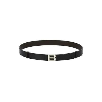 【自营】Bally/巴利  男士经典商务皮带时尚腰带黑色/棕色6307305
