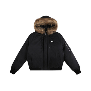 ATRY棉服男款连帽冬季国潮牌美式复古加厚保暖立领防寒服棉衣外套