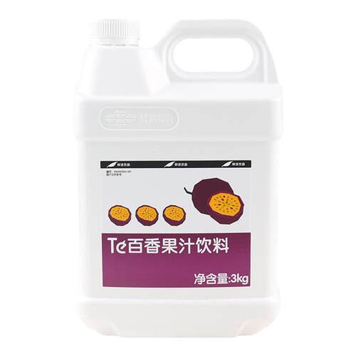 鲜活百香果汁3kg 百香果风味浓缩果汁调味冲饮浓缩汁奶茶原料专用