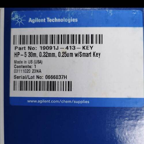 议价Agilent安捷伦HP-5气相色谱柱19091J-413-KEY30m*0.32mm,0.25