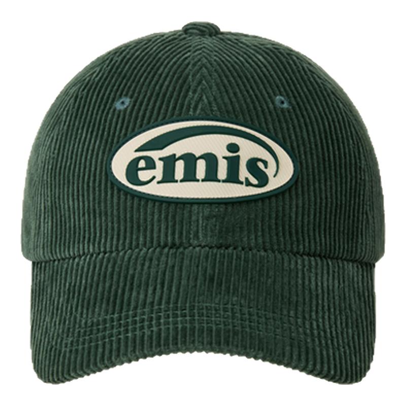 emis橡胶徽章灯芯绒棒球帽