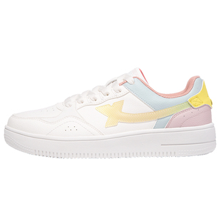 特步女鞋春季板鞋2026新款学生小白鞋休闲鞋子官方旗舰女款运动鞋