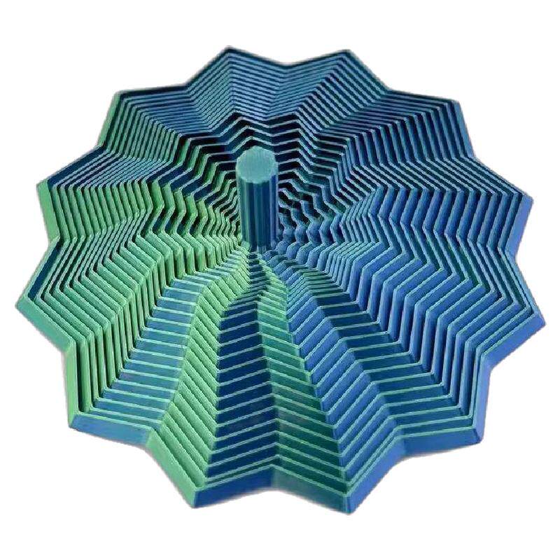 萝卜塔3D打印视错觉折叠多边形解压螺旋立体设计玩具儿童趣味玩具