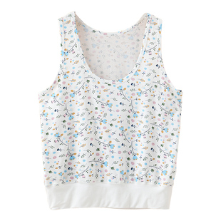 莫代尔背心女老年人纯棉60周岁以上奶奶背心式文胸中老年妈妈内衣