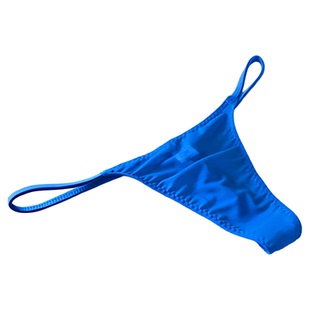 女内裤全透裸感超薄冰丝透明丁字裤低腰性感男女通用紧身弹力T裤