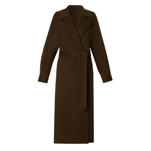 首降|歌莉娅羊毛羊绒大衣女冬季高级感穿搭双面呢长款外套