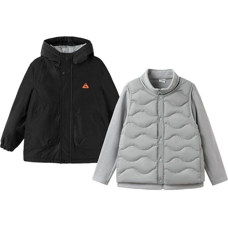 巴拉巴拉balaOne羽绒服三件套潮