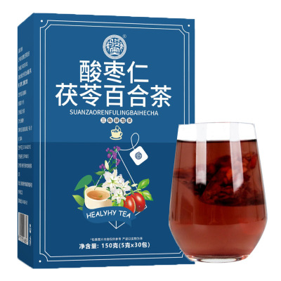 酸枣仁茯苓百合养生三角袋装茶