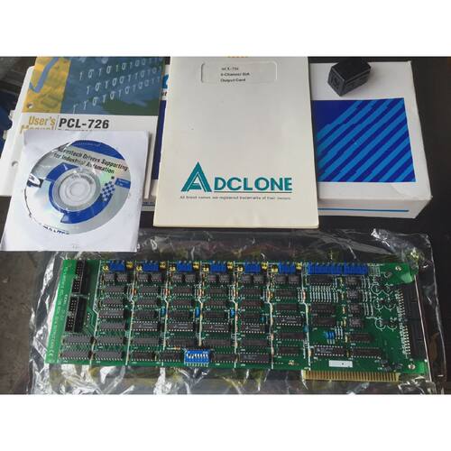 PCLabCard PCL726 6 Channels DA Output Card Rev B1 ISA PC Int