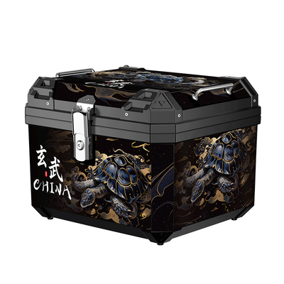 摩托车尾箱通用57升大容量摩托车后尾箱电动车踏板大号储物后备箱