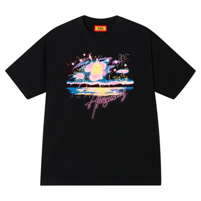 AFGK25SS美式烟花海景短袖T恤