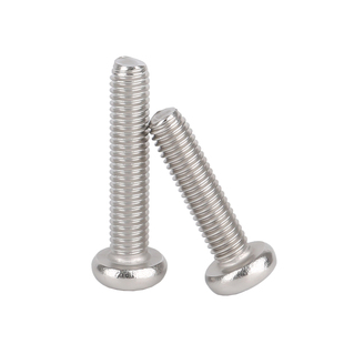 304不锈钢818十字盘头螺丝圆头螺丝圆头机牙螺丝钉M1M2M3M4M5-M10