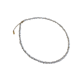 法式天然巴洛克小粒不规则淡水珍珠项链女锁骨链颈链2025新款项链